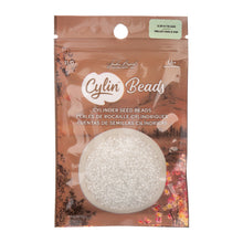 Load image into Gallery viewer, 11/0 Cylin Bead Glow In The Dark-White to Sky
