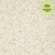 Load image into Gallery viewer, 11/0 Cylin Bead Glow In The Dark- White to Green
