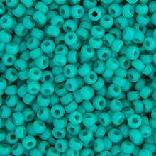 Load image into Gallery viewer, (Vial Miyuki Seed Bead 11/0) Turquoise Green Opaque
