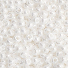 Load image into Gallery viewer, 11/0 Seedbead White Luster Opaque
