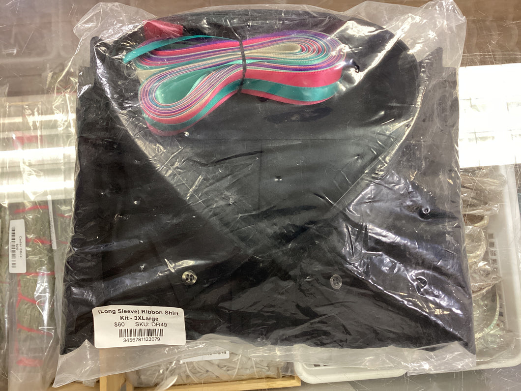 (Long Sleeve) Ribbon Shirt Kit - 3XLarge