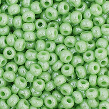 Load image into Gallery viewer, 11/0 Seedbead Opaque Green Luster
