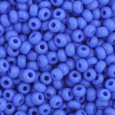 (Vial Czech Size 11) Opaque Blue