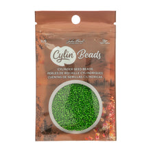 Load image into Gallery viewer, 11/0 Cylin Bead Opaque Grass Green
