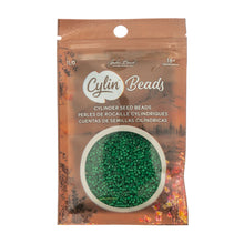 Load image into Gallery viewer, 11/0 Cylin Bead Jade Green Opaque

