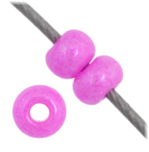 Load image into Gallery viewer, 11/0 Seedbead Opaque Rose Dyed

