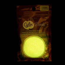Load image into Gallery viewer, 11/0 Cylin Bead Glow in Dark - Light Yellow
