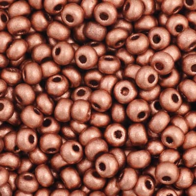 11/0 Seedbead Lt Copper Metallic