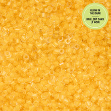 Load image into Gallery viewer, 11/0 Cylin Bead Glow in Dark - Gold Yellow
