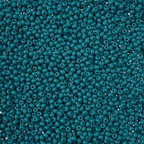 11/0 Seedbead Permalux Dyed Chalk Teal