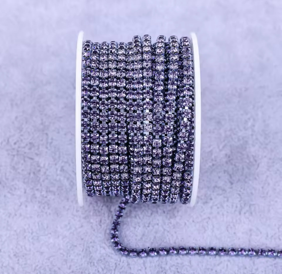 Metal Rhinestone Banding – 4 Generations Creations
