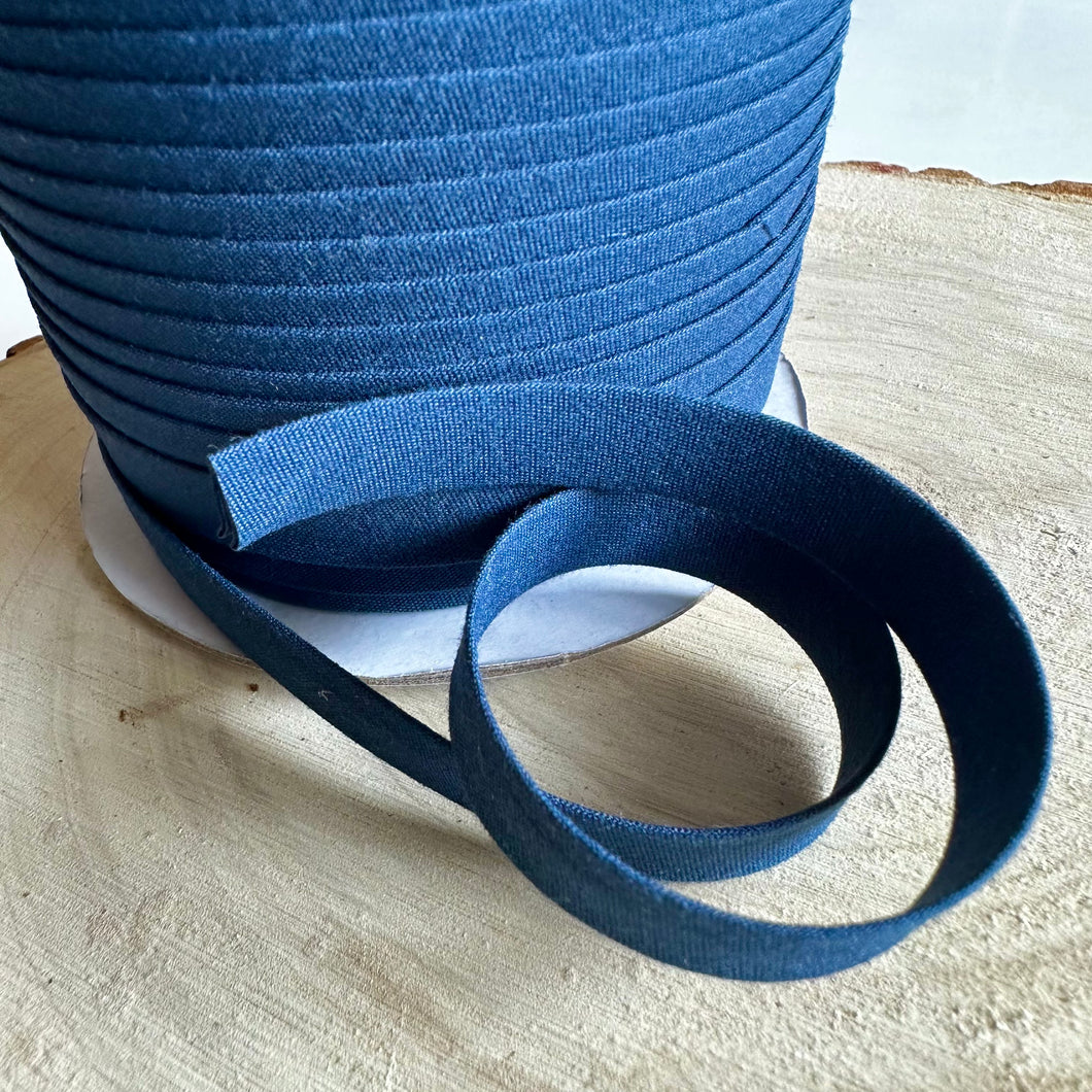 Per Meter: Navy Blue (Double Fold Bias Tape 1/2 inch)