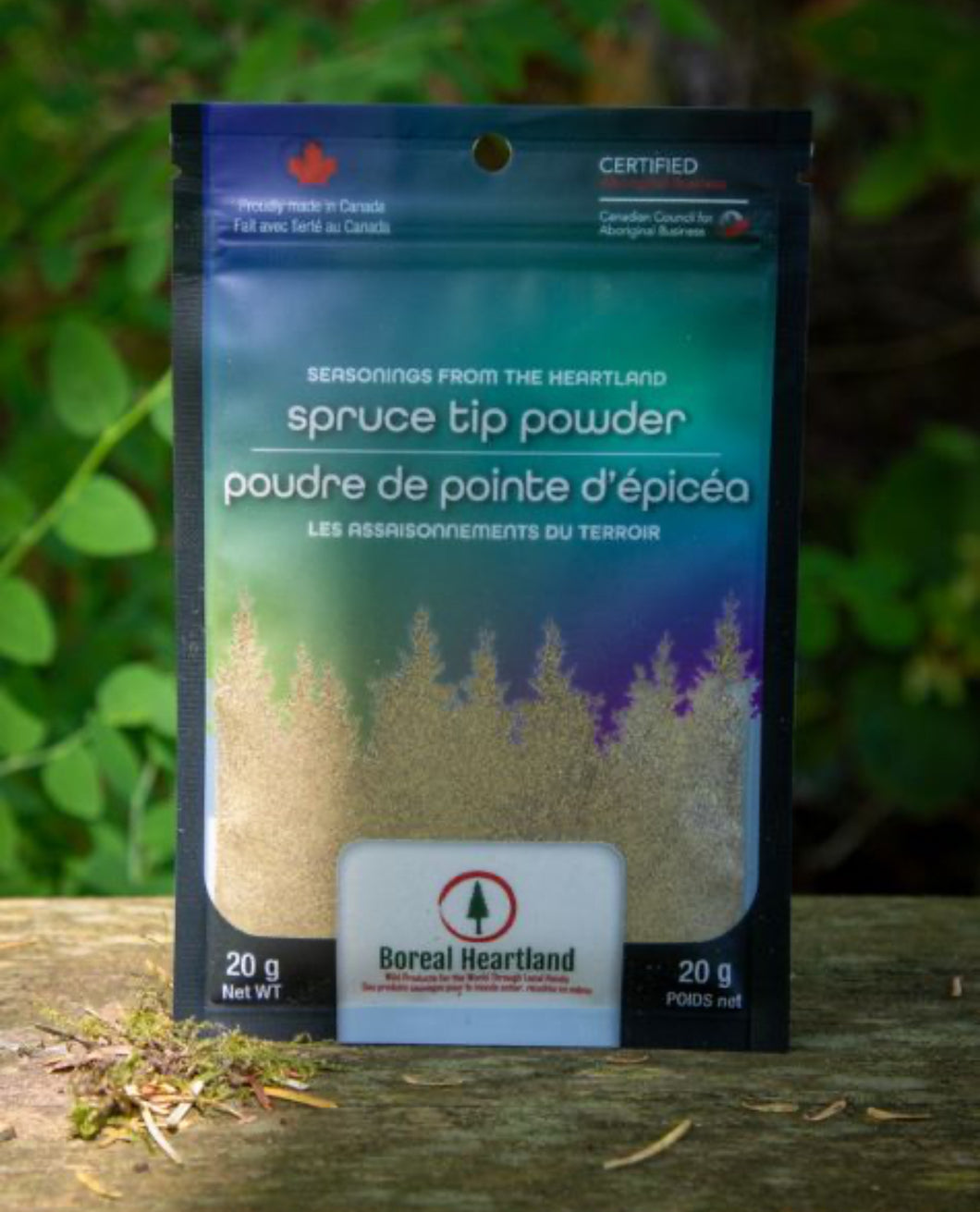 SPRUCE TIP POWDER POUCHES