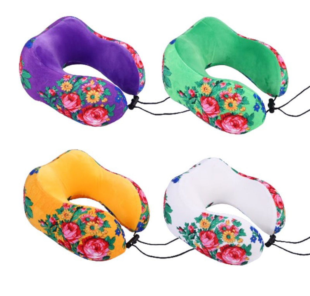 Floral Design Travel Neck Pillow