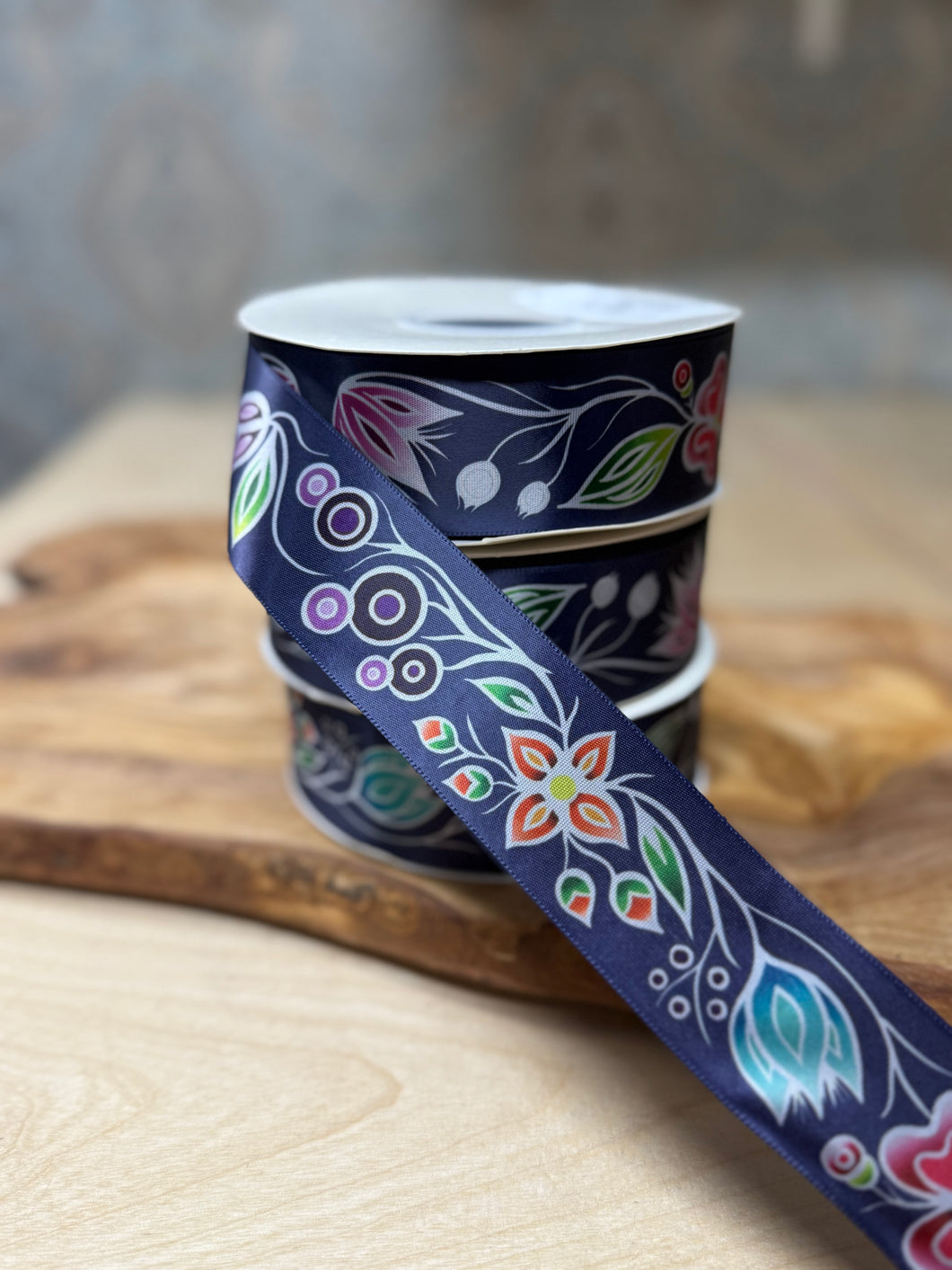 Renata Meconse Summer Ribbon - Floral Navy