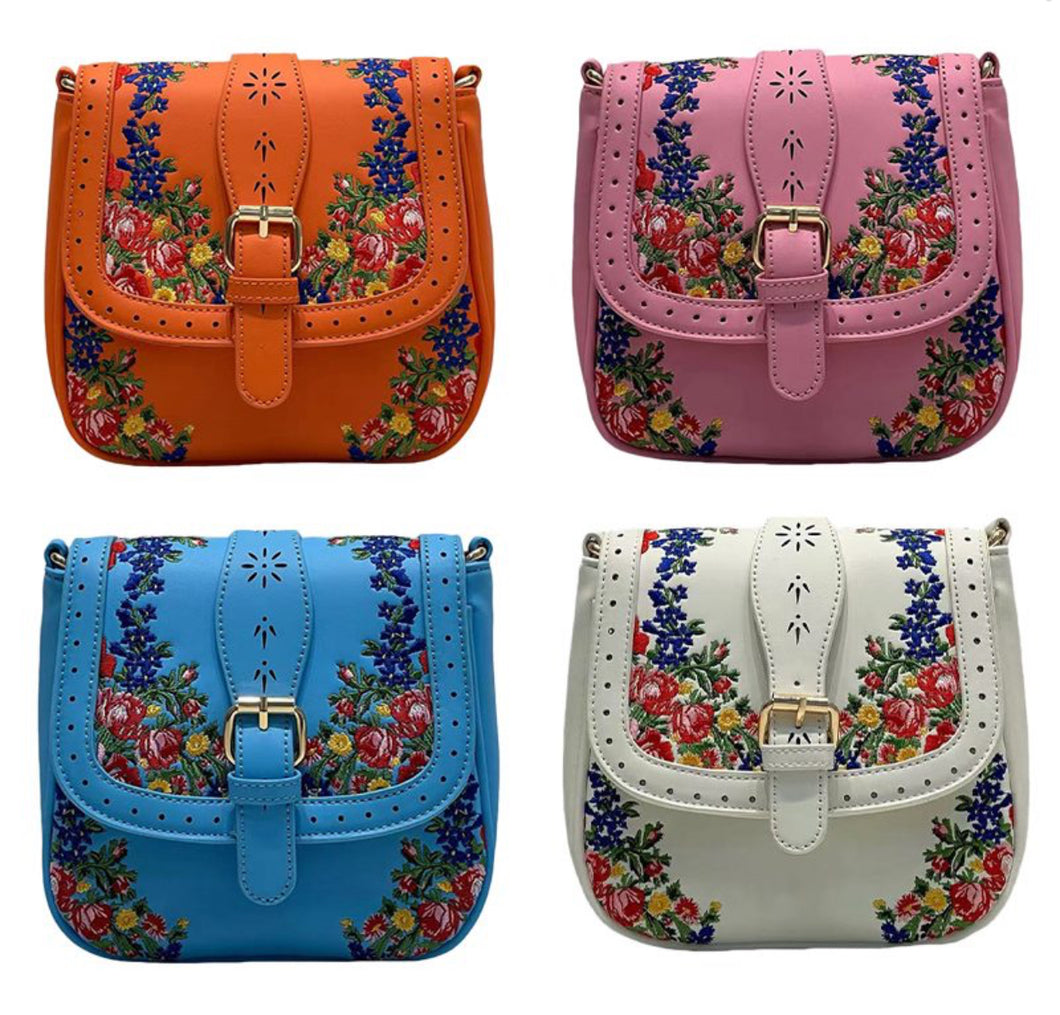 Kokum Floral Embroidered Handbag