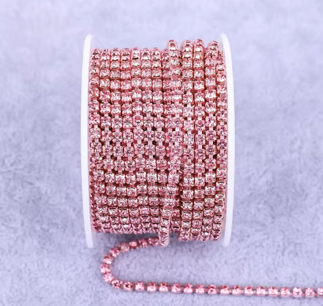 Metal Rhinestone Banding – 4 Generations Creations