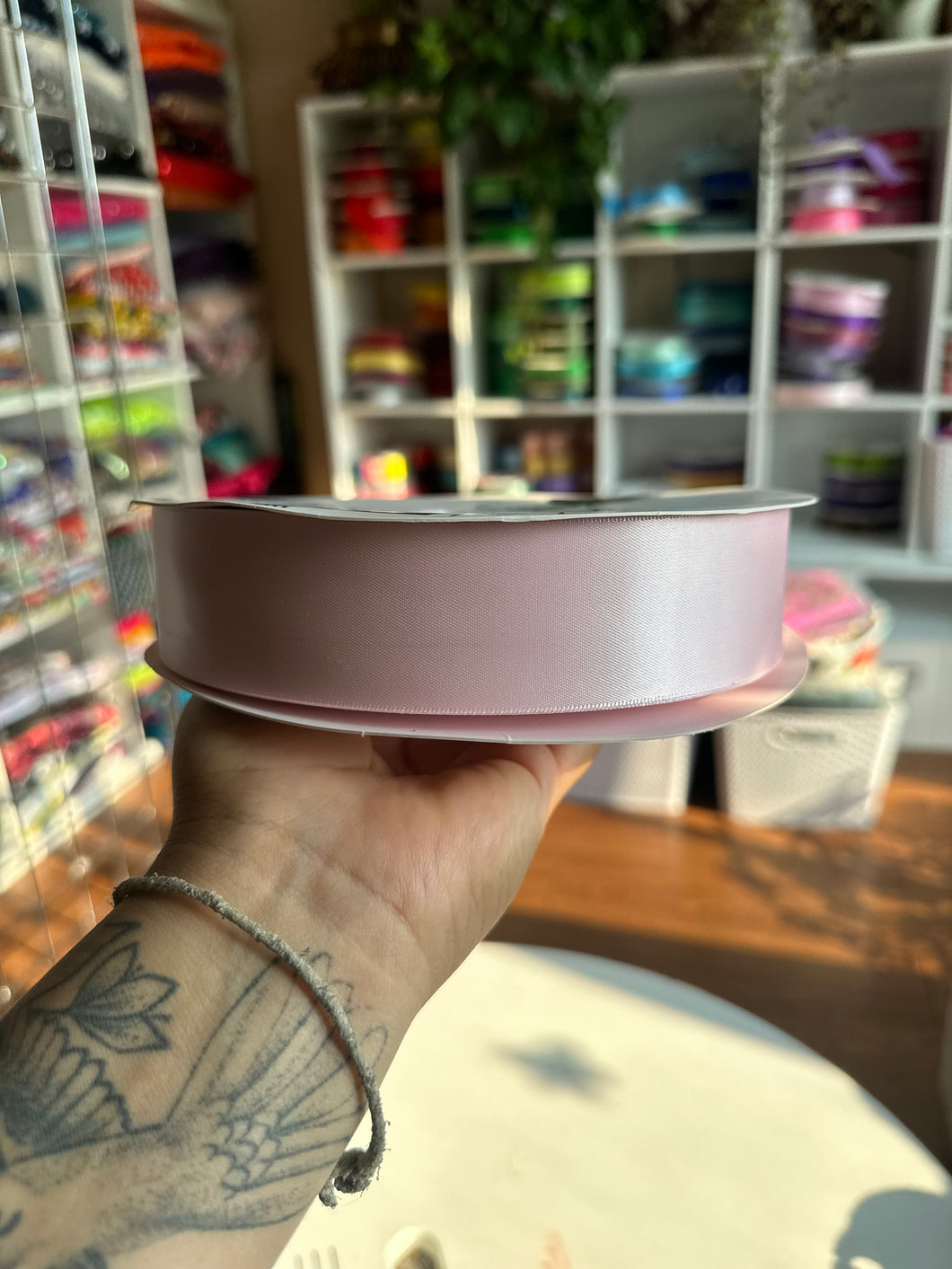 Ribbon Spool: Light Pink