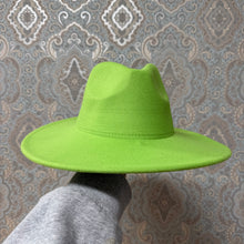 Load image into Gallery viewer, Felt Hat - Acid Green
