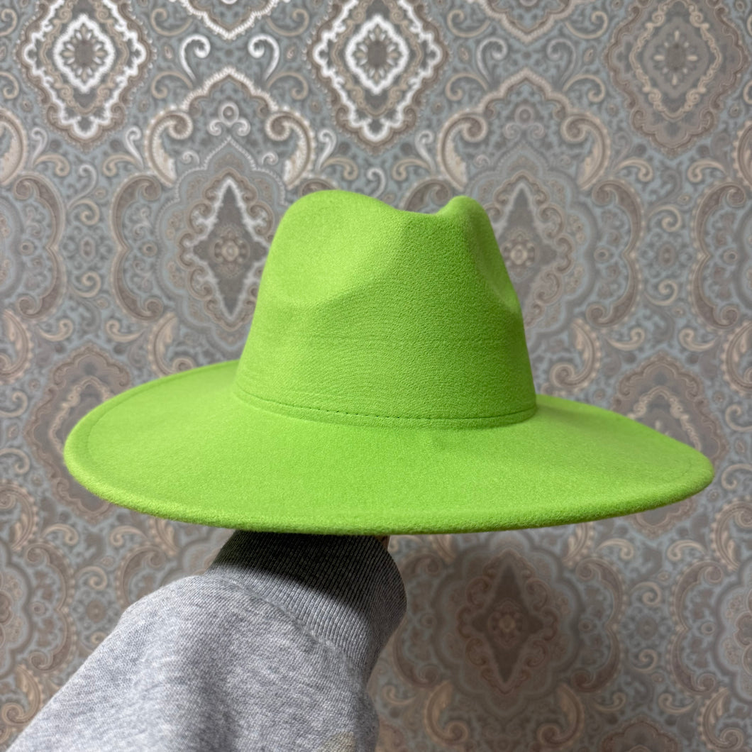 Felt Hat - Green Green