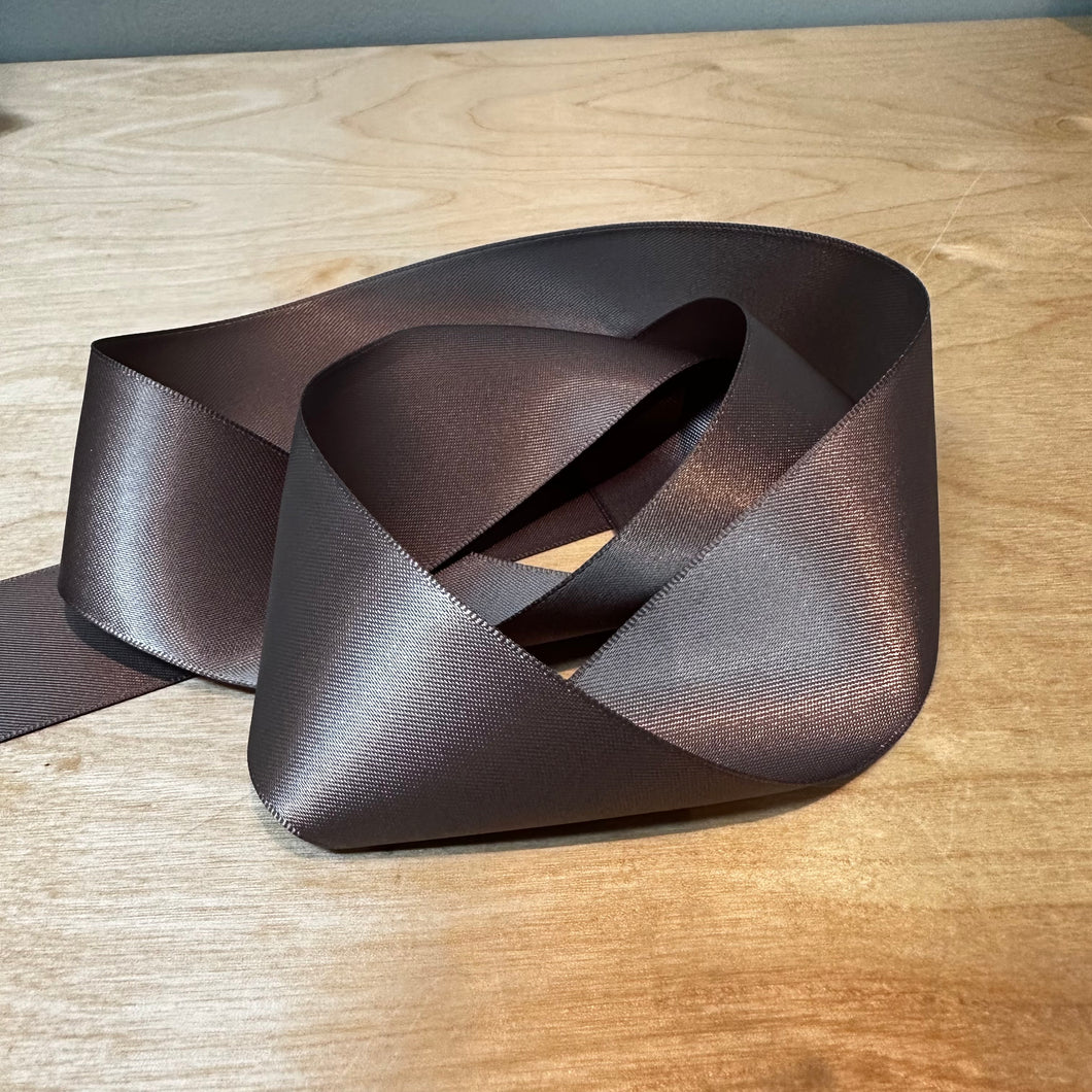 Ribbon (by the Meter): Metal Grey