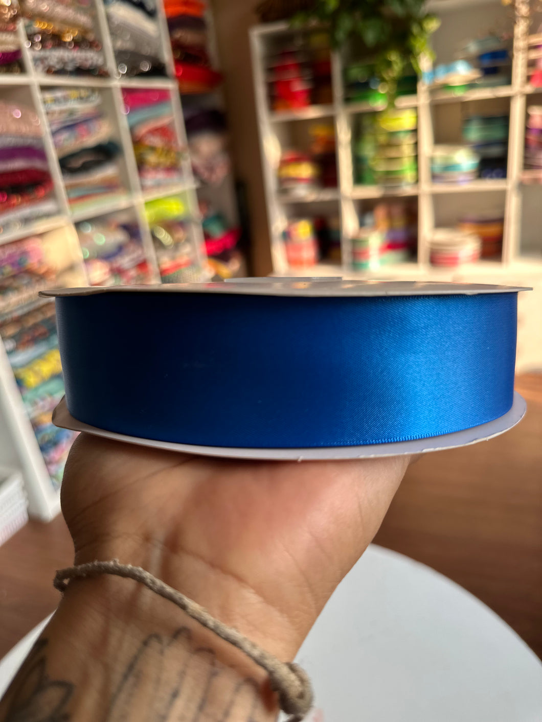 Ribbon (by the Meter): Electric Blue