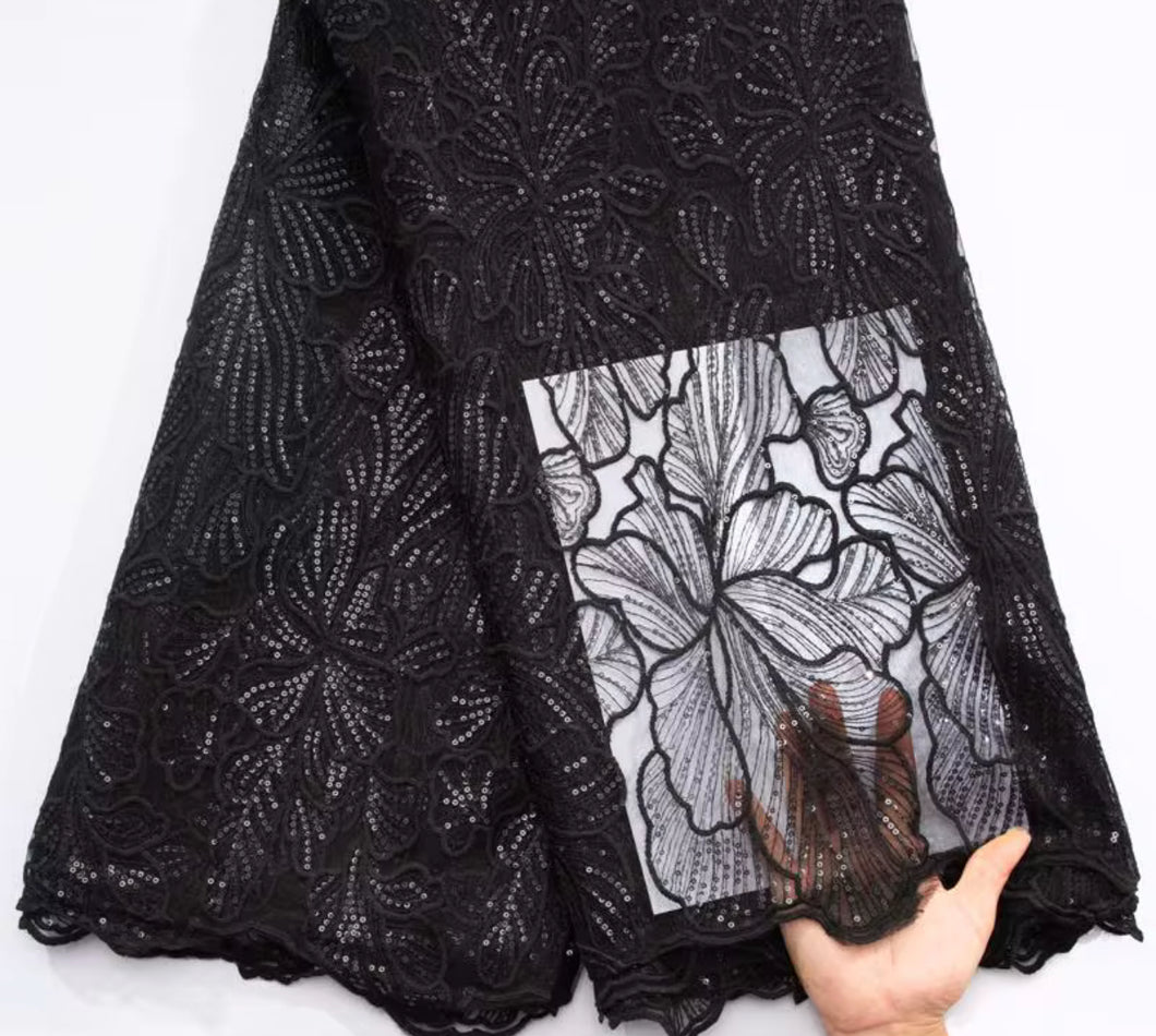 Lace - 3367 - Black (PER/YARD)