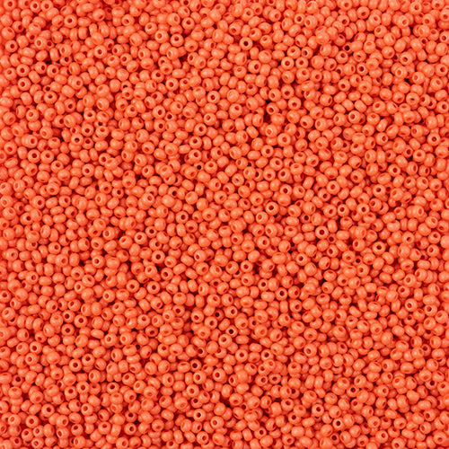11/0 Seedbead Terra Intensive Orange Matt