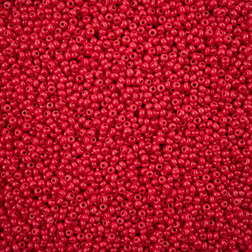 11/0 Seedbead Terra Intensive Red
