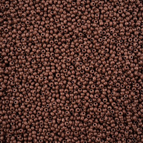 11/0 Seedbead Terra Intensive Dark Brown