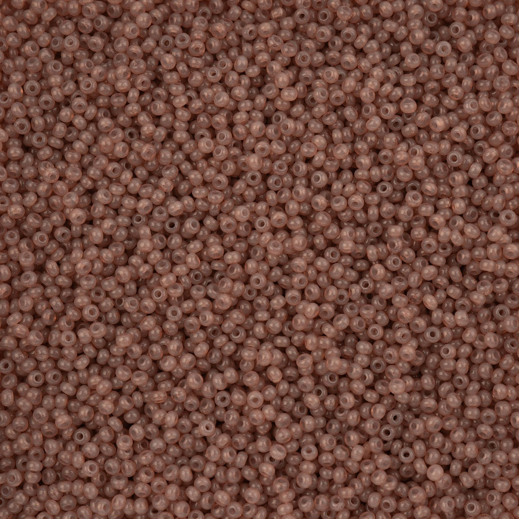 11/0 Seedbead Alabaster Solgel Medium Brown