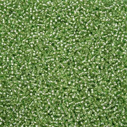 11/0 Seedbead S/L Solgel Dark Green