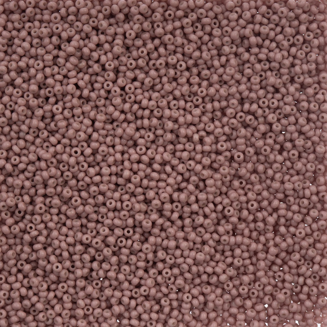 11/0 Seedbead Chalk Dyed Solgel Brown