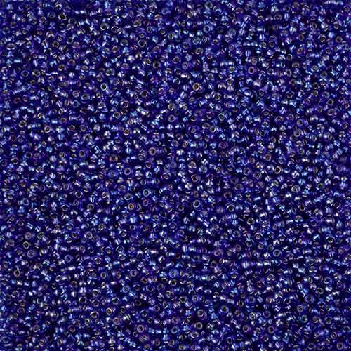 11/0 Seedbead S/L Rainbow Cobalt Blue