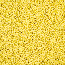Load image into Gallery viewer, 11/0 Seedbead Permalux Lt Yellow Matt
