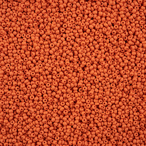 11/0 Seedbead Permalux Orange Matt