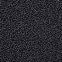 Load image into Gallery viewer, 11/0 Seedbead Jet Terra Pearl Navy
