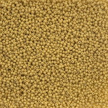 Load image into Gallery viewer, 11/0 Seedbead Chalk Dyed Solgel Mustard
