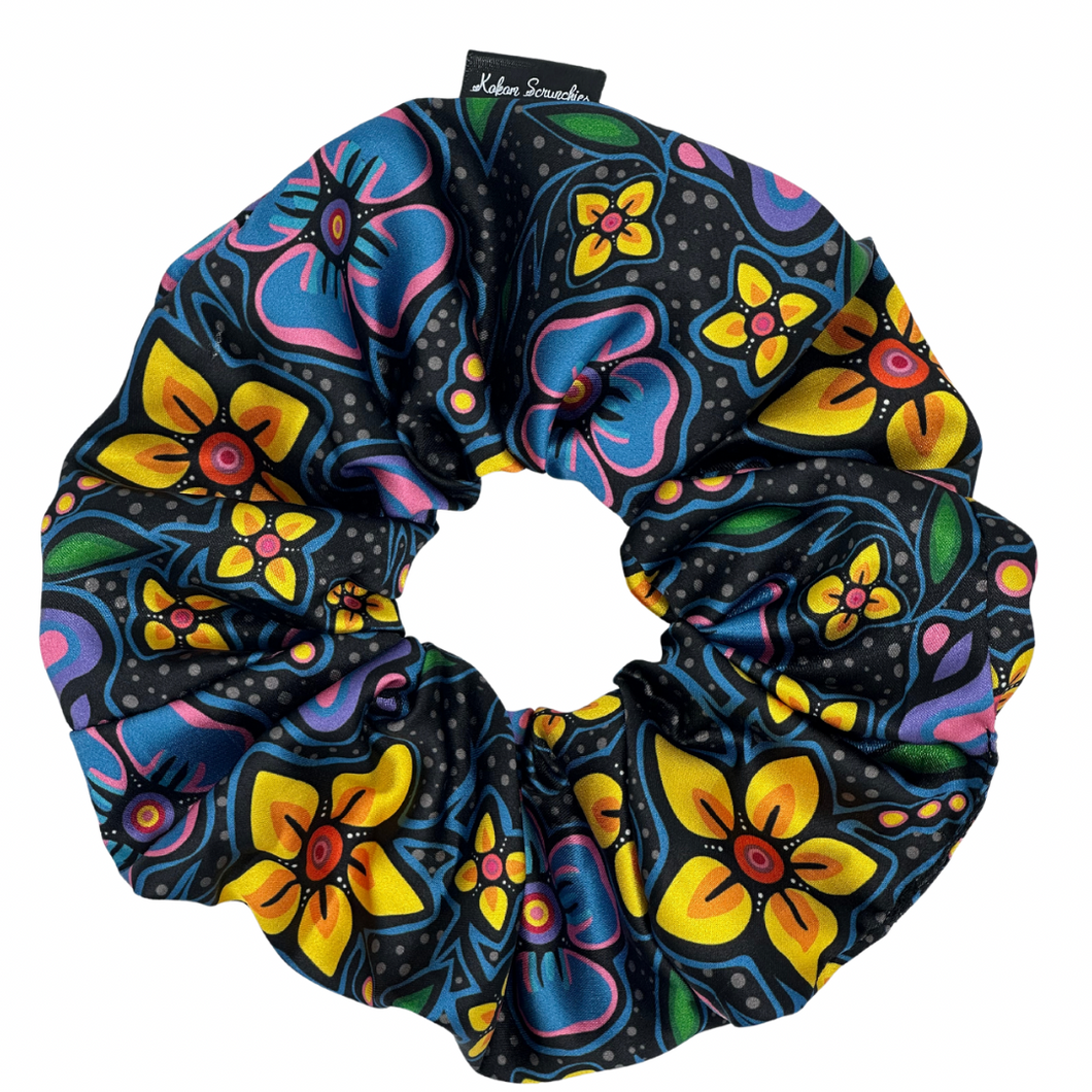 XL Scrunchie - Midnight Satin