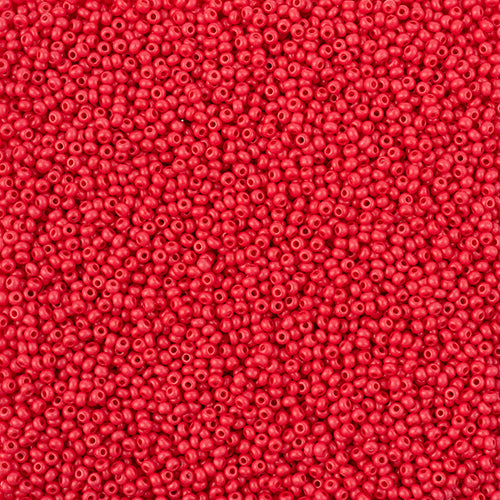 11/0 Seedbead Terra Intensive Red Matt