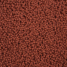 Load image into Gallery viewer, 11/0 Seedbead Permalux Dyed Chalk Brown Matt
