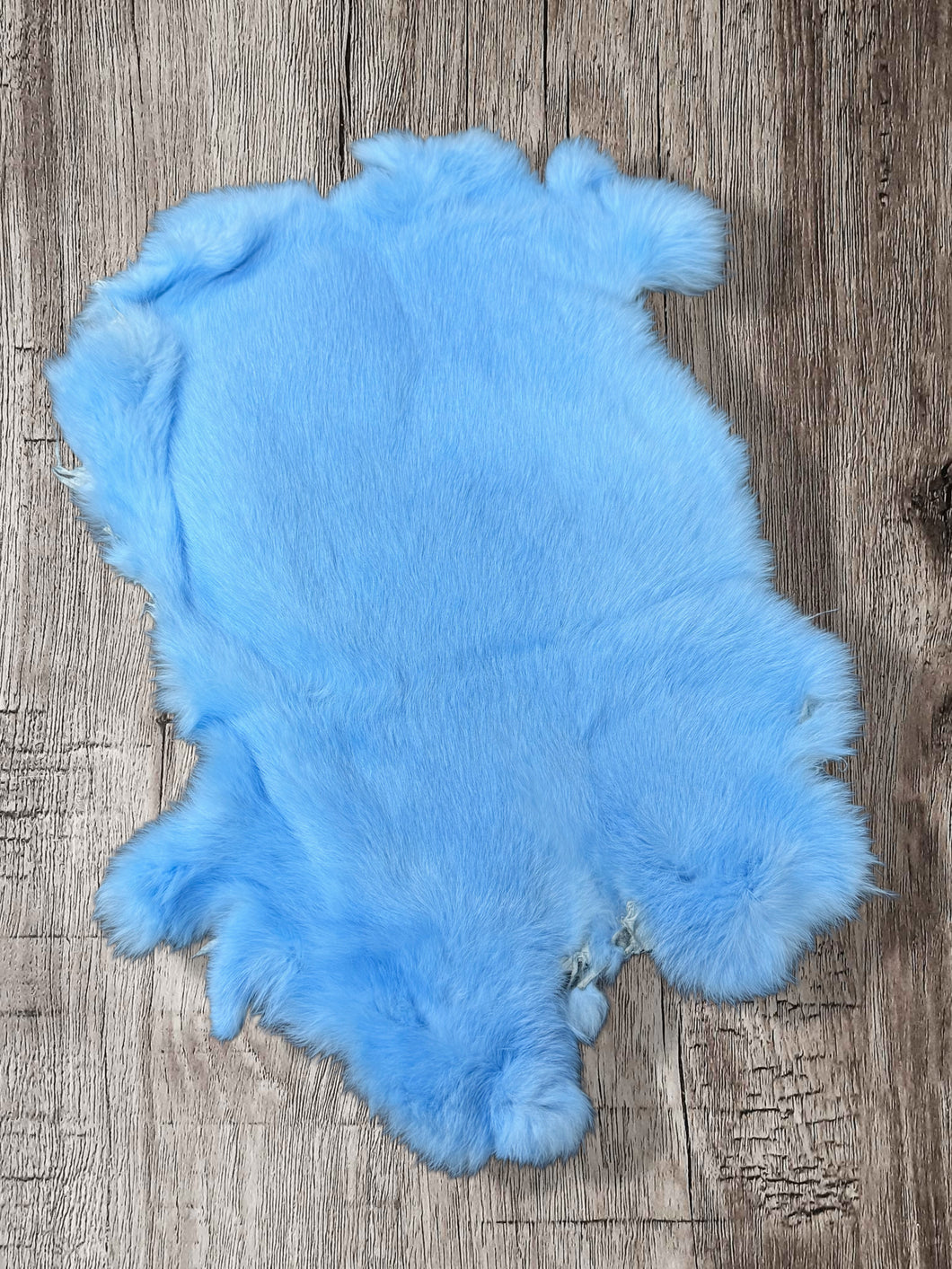 (Canada Only) Smurf Blue Rabbit Fur