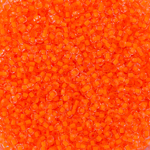 (Vial Czech Size 10) Crystal C/L Vibrant Orange