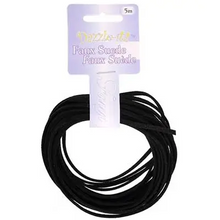 Load image into Gallery viewer, Black Faux Suede (5m)
