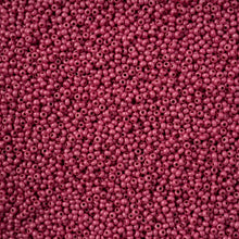Load image into Gallery viewer, (Vial Czech Size 11) Bright Plum Purple Chalk sfinx Terra Dyed

