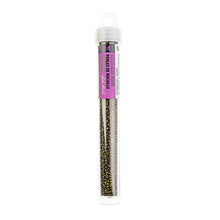 Load image into Gallery viewer, (Vial Czech Size 11) Opaque Travertine on Green
