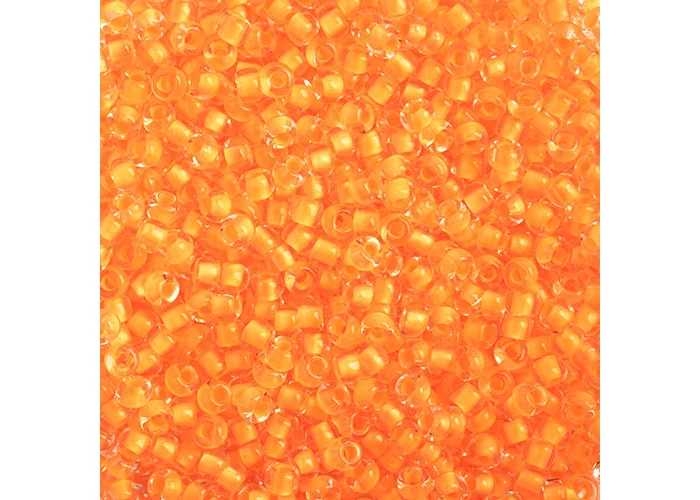 (Vial Czech Size 11) Crystal C/L Neon Orange