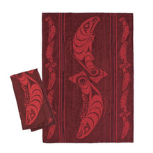 Load image into Gallery viewer, Printed Tea Towel - Salmon by Francis Horne Sr.
