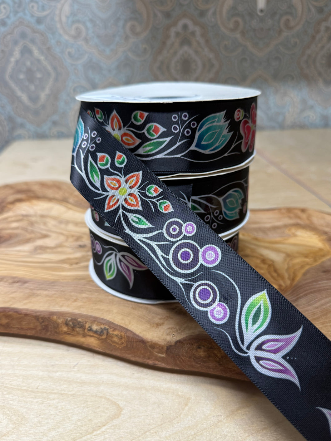 Renata Meconse Summer Ribbon - Floral Black