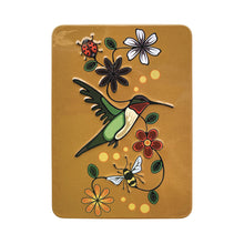 Load image into Gallery viewer, Embossed Metal Magnet - Hummingbird by Storm Angenconnb
